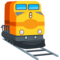 Train emoji on Messenger